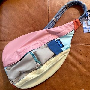 NWT KAVU Rope Sling Bag Multi-Colored